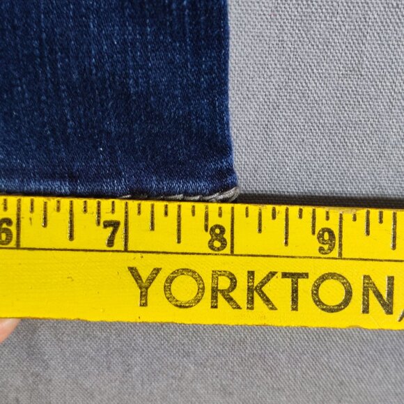 Silver Jeans Tuesday 16 1/2 low-rise slim bootcut women's sz W28/L33 indigo blue - Picture 16 of 16